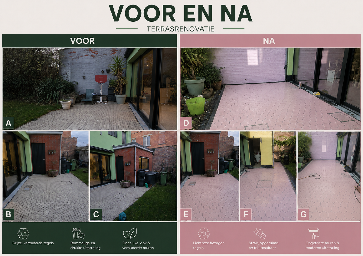 Nauwkeurige wandbetegeling in een keuken gerealiseerd door Coman Construct in Antwerpen